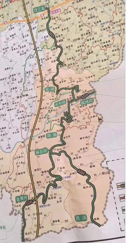 巴张高速线路图出来了插图(1)