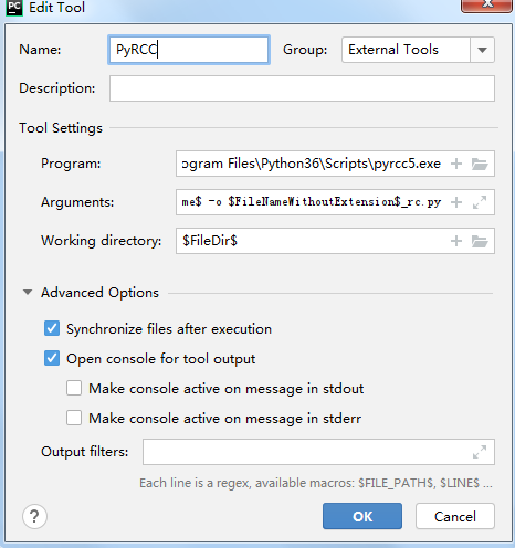 python+pycharm+pyqt的配置插图(4)