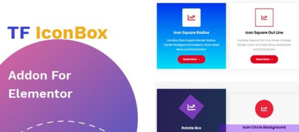 TF IconBox Addon for elementor v1.0.2插图