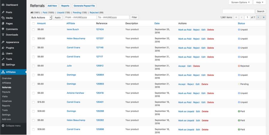 AffiliateWP v2.5.4 汉化破解版插图(1)