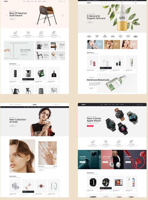 Hono v1.0.3 家具店珠宝店商城模板插图(1)