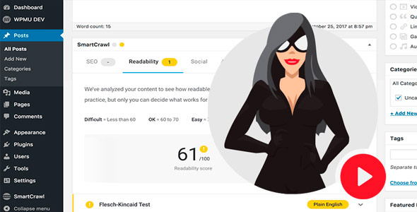 SmartCrawl Pro v3.14.4已激活版(已汉化) – WordPress SEO插件