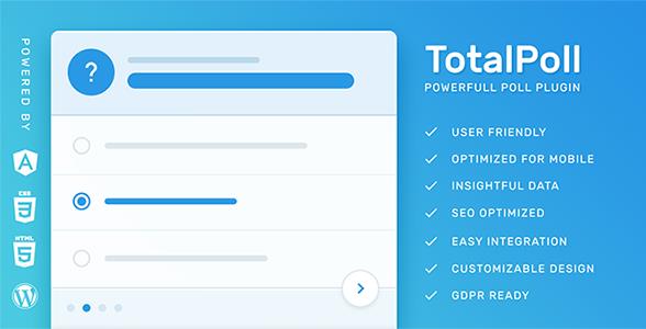 TotalPoll Pro v4.10.2免激活版（已汉化） – WordPress调查问卷模板插件插图