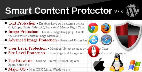 Smart Content Protector Pro v8.3 - 文本图像保护插件插图