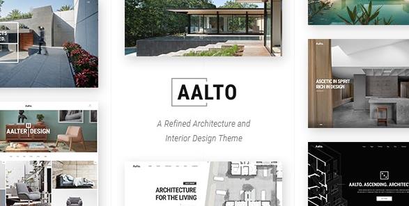 Aalto v1.6.1 - 建筑和室内设计主题插图