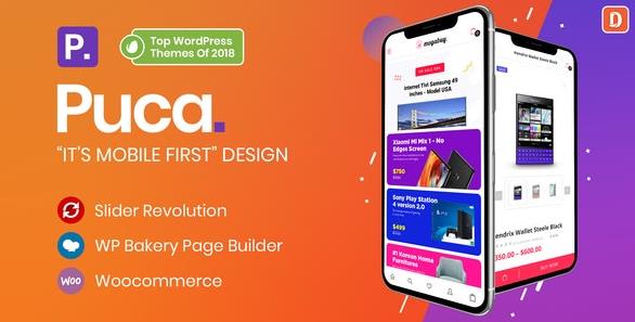 Puca v2.6.29（已汉化） – WooCommerce优化的移动主题插图