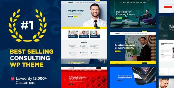 Consulting v5.2.2 金融WordPress主题插图