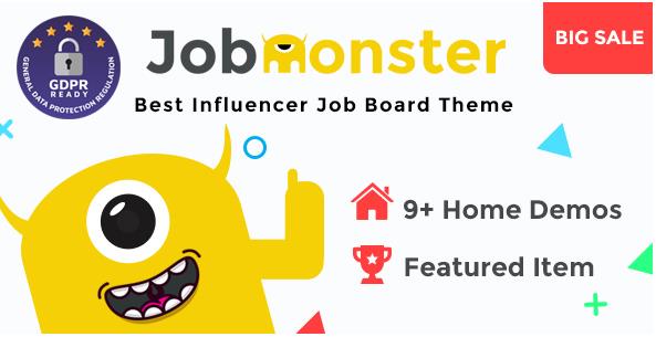 Jobmonster v4.6.7.2 – Job Board WordPress主题插图