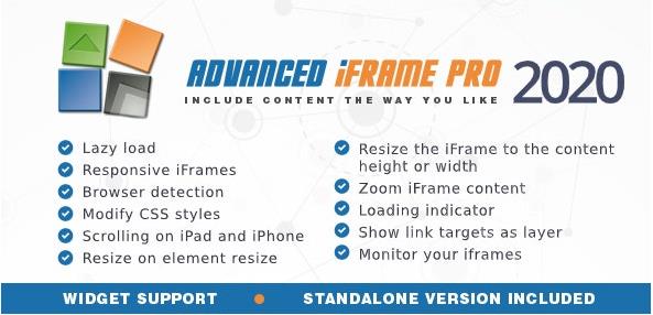 Advanced iFrame Pro v2025.7无限制版(已汉化) – WordPress内联框架 iFrame插件