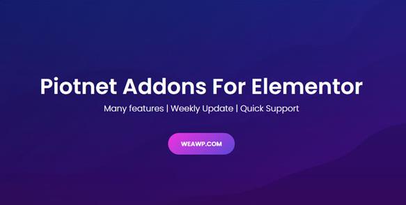Piotnet Addons Pro For Elementor Pro 6.3.41