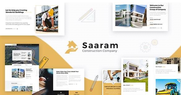 Saaram v1.6 - 建筑师WordPress插图