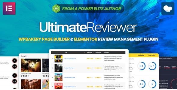 Ultimate Reviewer v3.2.8 – Elementor和WPBakery Page Builder插件插图