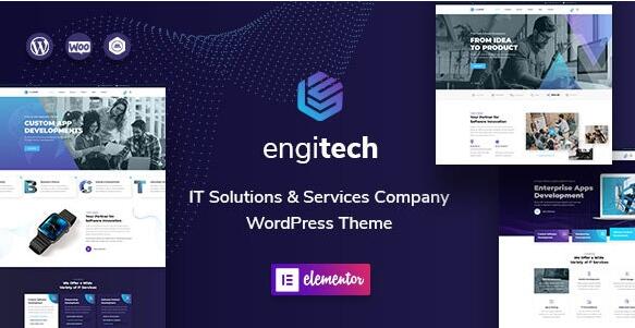 Engitech v1.2 – WordPress IT服务主题插图