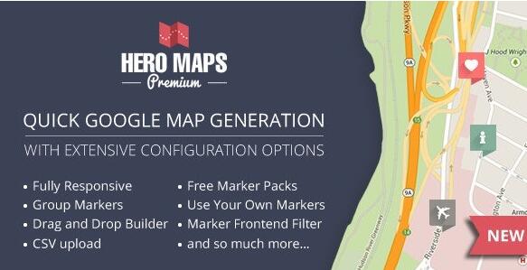 Hero Maps Premium v2.3.9 – 自适应Google Maps插件插图
