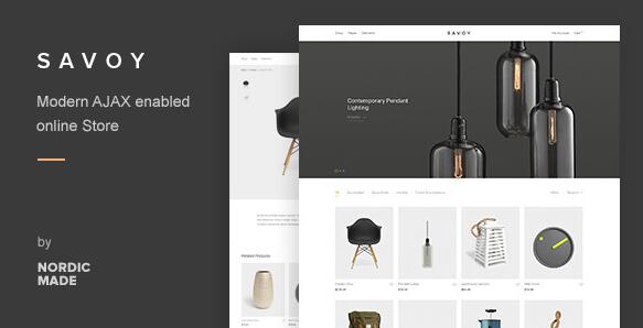 Savoy v2.9.6（已汉化） –极简AJAX WooCommerce主题插图