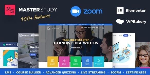 Masterstudy v4.2.1汉化破解版 – WordPress教育中心主题插图