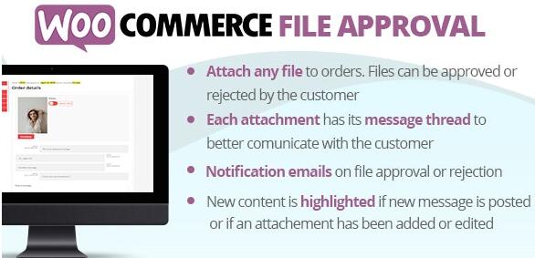 WooCommerce File Approval v7.9（已汉化） – WooCommerce 文件批准插件插图