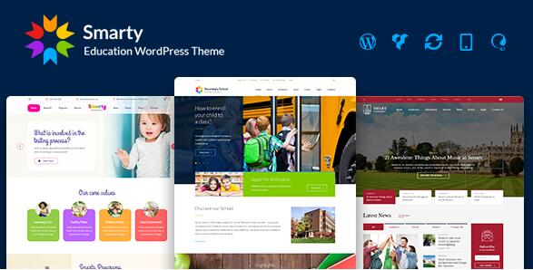 Smarty v3.5.4汉化破解版–WordPress教育主题插图
