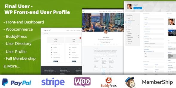 Final User v1.2.3 – WP 前端用户配置文件插图