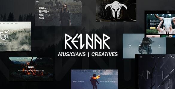 Reinar v1.2.7 – WordPress北欧音乐和创意主题插图