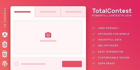 TotalContest Pro v2.2.1 – WordPress竞赛评选投票插件插图