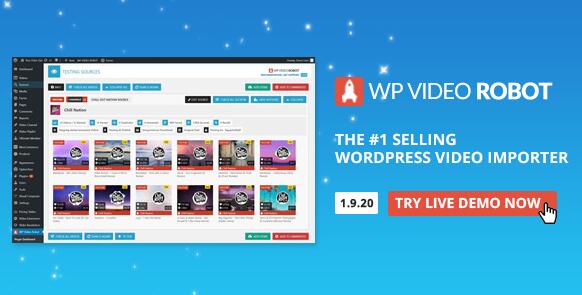 WordPress Video Robot v1.20.0 破解版– 最终视频导入器插图