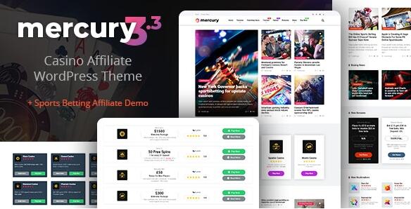 Mercury v3.6.1 破解版– WordPress会员主题插图