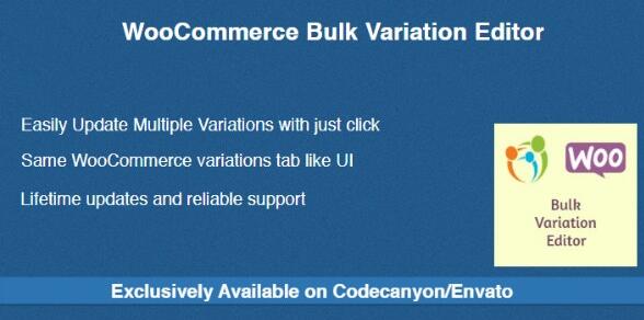 WooCommerce Bulk Variation Editor v1.0.2插图