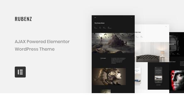 Rubenz v2.4.0 – Creative Portfolio AJAX WordPress主题插图