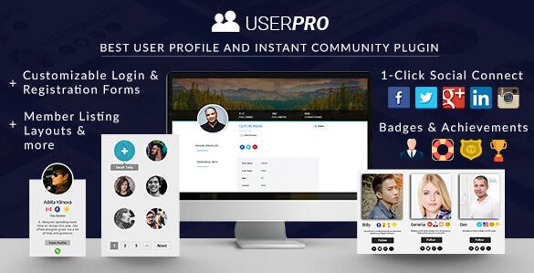UserPro v5.1.9破解版（已汉化） – WordPress社区和用户个人资料插件插图