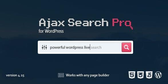 Ajax Search Pro v4.27.2（已汉化）  – 实时WordPress搜索和过滤器插件