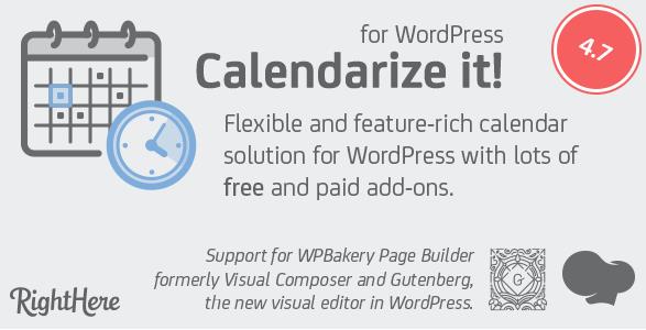 Calendarize v4.9.95.98232 – WordPress插件