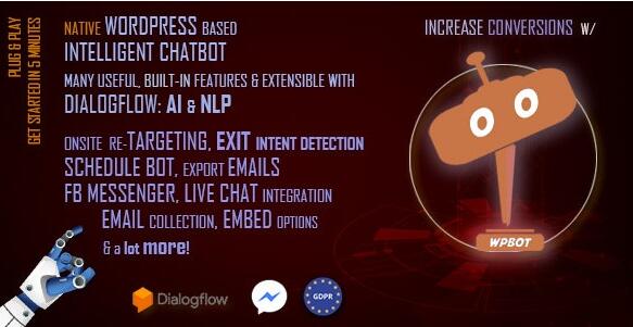 ChatBot Pro for WordPress v10.6.9破解版(已汉化) – WordPress聊天机器人插件