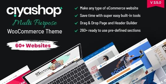 CiyaShop v3.8.0 – WooCommerce WordPress主题