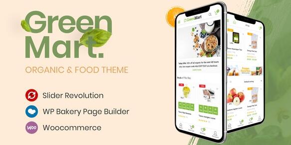 GreenMart v4.0.18 免激活版（已汉化） – WooCommerce 有机食品 WordPress主题