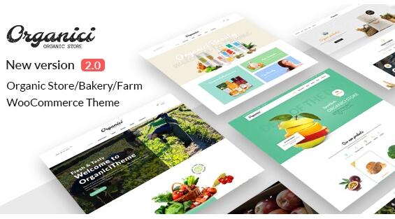Organici v2.1.0 – Organic Store&Bakery WooCommerce主题