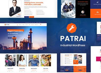 Patrai Industry v1.8 – 工业WordPress主题
