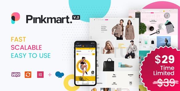 Pinkmart v2.9破解版 – WooCommerce的AJAX主题