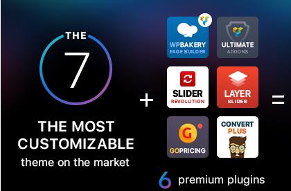 The7 v9.5.2.1-多功能网站构建工具包