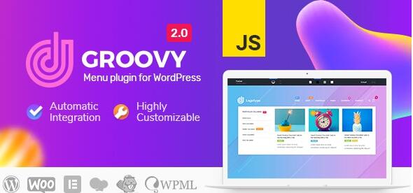 Groovy Mega Menu v2.4.6破解版– WordPress菜单插件插图
