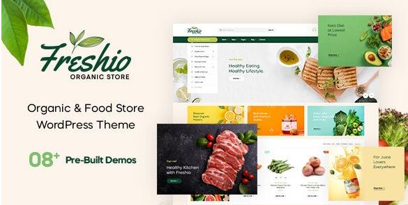Freshio v2.1.8 – WordPress有机食品商店主题插图