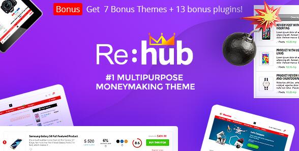 Rehub v14.6.5破解版-会员营销，多厂商商店，社区主题插图