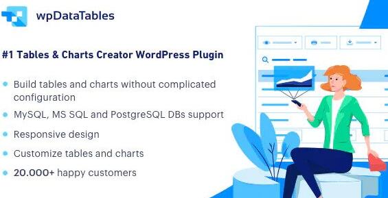 wpDataTables v7.1 破解版（已汉化） – WordPress的表格和图表管理器插图