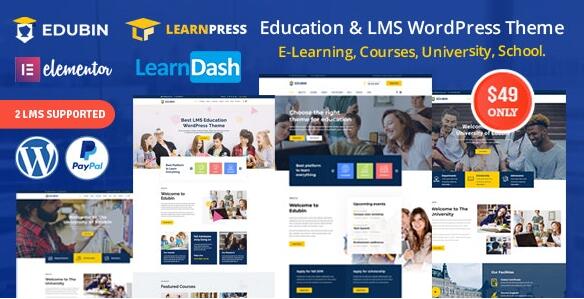 Edubin v6.8.8 – WordPress教育LMS主题插图