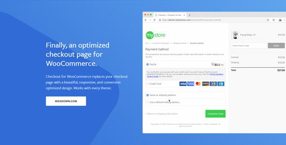 CheckoutWC v4.0.4 破解版– Checkout for Woocommerce插图