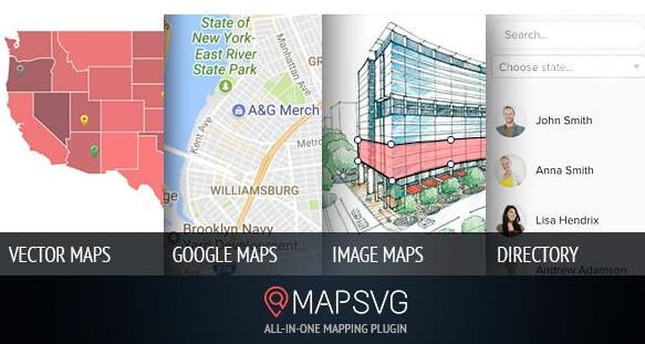MapSVG v8.5.32 – WordPress地图插件插图