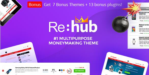 Rehub v14.7破解版-会员营销，多厂商商店，社区主题插图