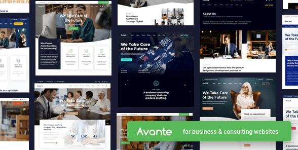 Avante v3.0破解版–业务咨询WordPres主题插图