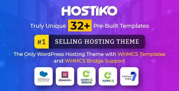 Hostiko v83.0.0破解版（已汉化）– WordPress WHMCS托管主题插图