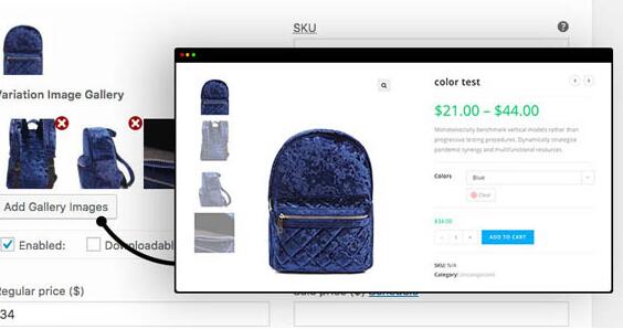 Additional Variation Images Gallery for WooCommerce – Pro v1.3.18破解版（已汉化）插图